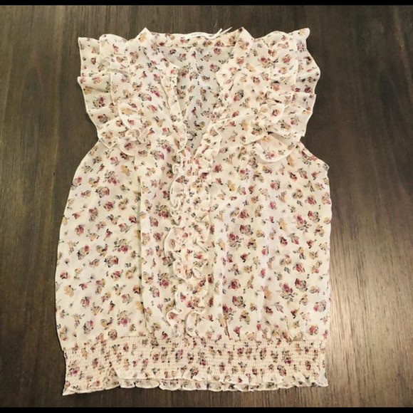 Poetry Tops - Poetry Sleeveless Ruffled Top